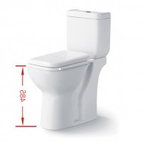 Cheap   luxury  unique Two Piece Ceramic S trap  toilet  for disabled Made   in China