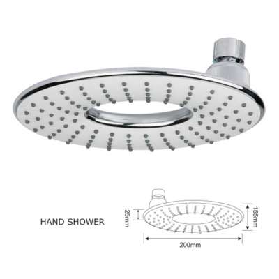 Factory price cheap custom square shower head, 9" rainfall high pressure shower head